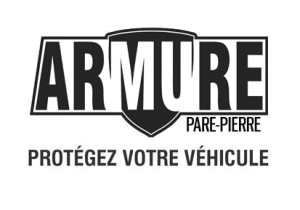logo des Pellicules protectrices Armure , parre-pierre, de chez dr tint, protégez votre véhicule (Armor protective films)